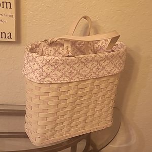 Longaberger handmade basket handbag